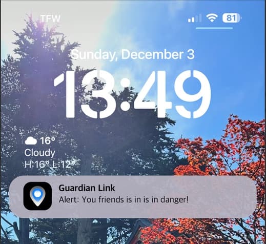 A friend's alert · 2023